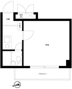 パシフィック池袋【4階】の間取り
