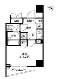 東京都中央区新川2【マンション】の間取り