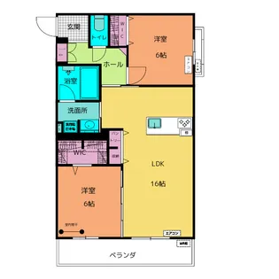セレステ【4階】の間取り