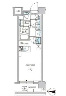 ジオエント中野弥生町【3階】の間取り