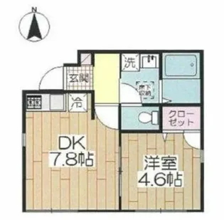 グリーンフォレストI【1階】の間取り
