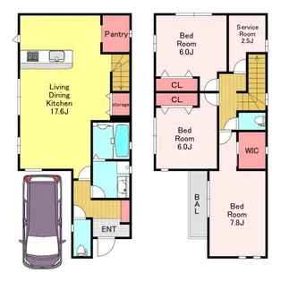 埼玉県川口市大字赤井【一戸建】の間取り
