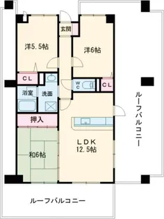 フォレストヴィラ別所町【5階】の間取り