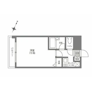 ピュアドームグラシアス大手門【11階】の間取り