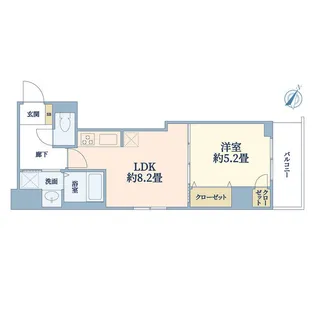 ベルパエーゼ小石川【4階】の間取り