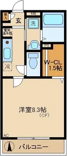 ドリーバーデン【3階】の間取り
