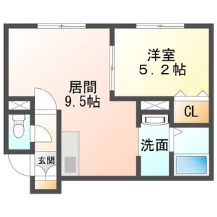 JULIO(フリオ)【2階】の間取り