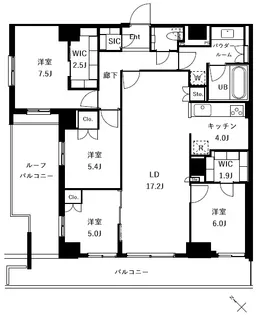東京都板橋区前野町2【マンション】の間取り