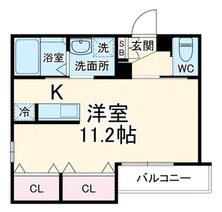 APEXシフォン【2階】の間取り