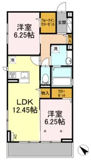 オーチャードE【2階】の間取り