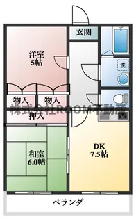 クレストコーポII【2階】の間取り