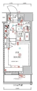 アルテシモクルセ【8階】の間取り