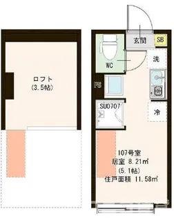 Park Terrace 富士見台【1階】の間取り