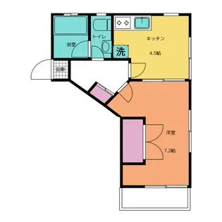 メゾンH【1階】の間取り