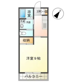 コーポなごみ【1階】の間取り