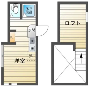 アーバンプレイス東中野レジデンス【2階】の間取り