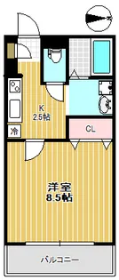 バリューII【5階】の間取り