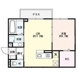 サニーハイツA【3階】の間取り