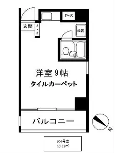 クレセント南町【5階】の間取り
