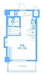 ステラコート横浜白楽【5階】の間取り
