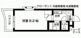 サンハウスユウ伊勢原【4階】の間取り