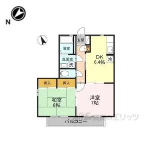 シャーメゾン240【2階】の間取り