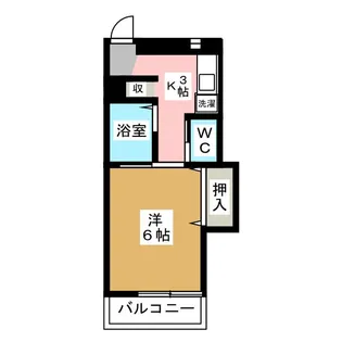 レジデンス美須々【1階】の間取り