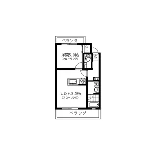 K CITY【4階】の間取り