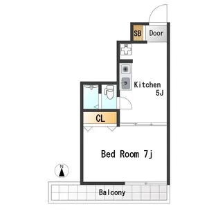 日神シルバープラザ大久保第2【8階】の間取り