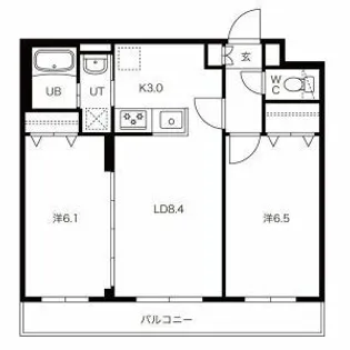 Ritz GRANDE東札幌(リッツグランデ東札幌)【3階】の間取り