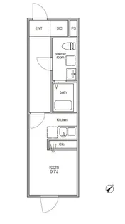 アバロン上尾原市 /■新 築■ 駅6分、インターネット料0、敷礼なし【1階】の間取り
