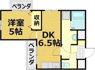 サンミッシェル音羽【3階】の間取り