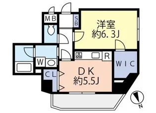グランヴァン阿佐ヶ谷II【2階】の間取り