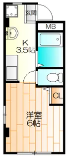 フェリシモ日吉【1階】の間取り