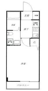 グランデ三ツ沢【5階】の間取り