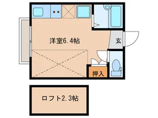 グリーンリーフ上池田【2階】の間取り