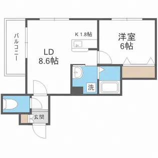 nid・nord(ニノール)【5階】の間取り
