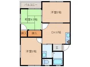 ベルブランチ【2階】の間取り