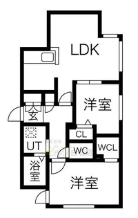 RESIDENCE SHINMEI HONGOU WEST【1階】の間取り