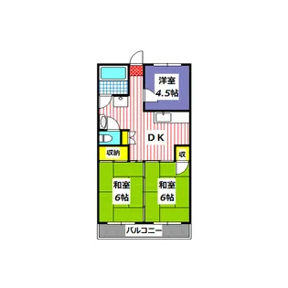 協和コーポ【2階】の間取り