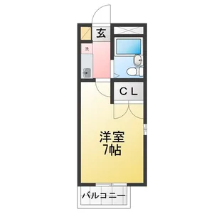 ザ・ハウス中村公園【4階】の間取り