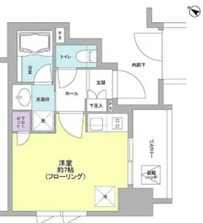 クオリア三田【2階】の間取り