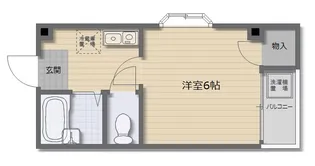 リバティ京橋【6階】の間取り