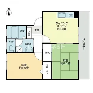 フォブール新居【2階】の間取り