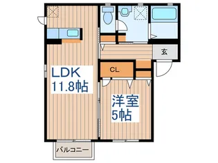 ラッキーコート荒巻【2階】の間取り