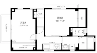 ケンブリッジハウス【1階】の間取り