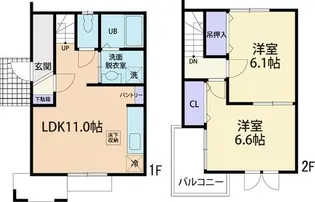グレープ Bの間取り