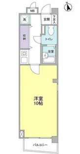 セントル四ッ谷【1階】の間取り