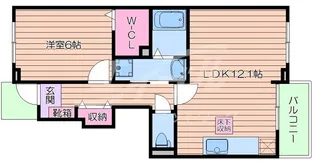 コージーコート藤【1階】の間取り