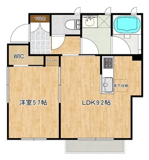 フォンテヴェール【1階】の間取り